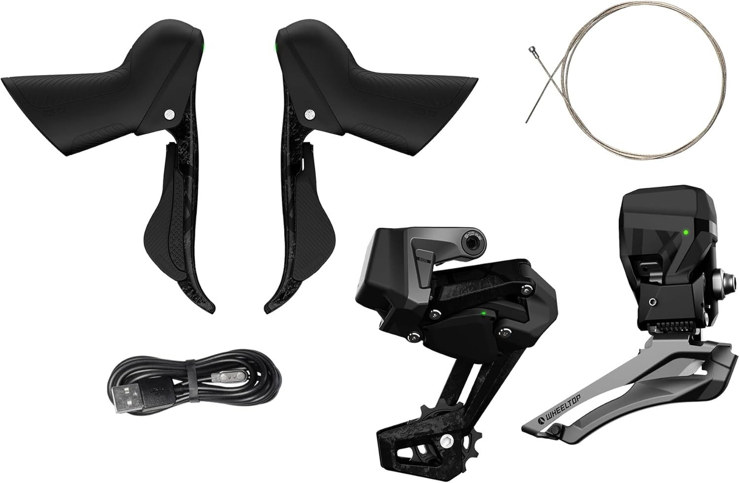 WHEELTOP Road Bike CARBON FIBRE EDS-TX DISK BRAKE Electronic Groupset 7s-13s