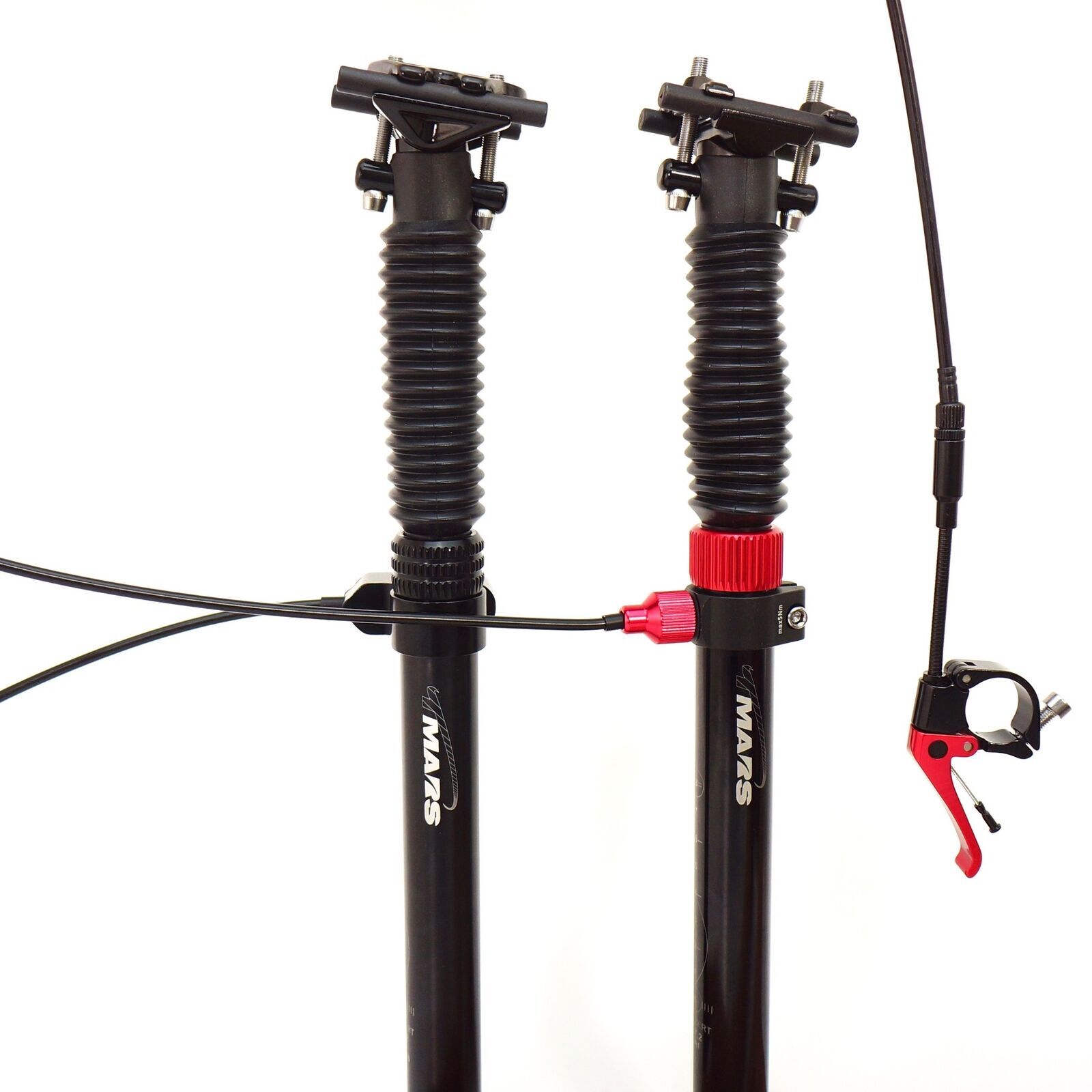 TMARS 419L or S 27.2x400mm Mechanical Bike Dropper Post Seatpost with Remote