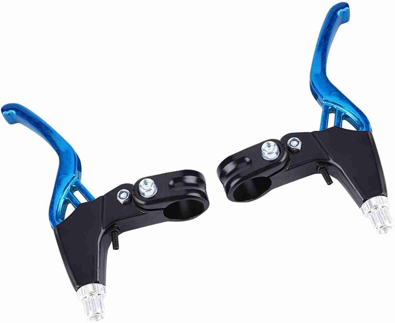 Aluminium Alloy Brake Levers Pair for Universal Cycling, Blue