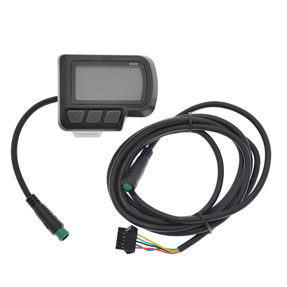 Electric Bicycle 24V/36V/48V EN06 LCD Display with SM/WP Plug For E-Bike Parts