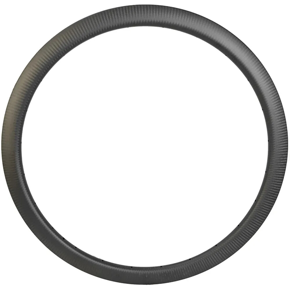 30mm Width Road Bike Carbon Wheel Rim 700C Tubeless UD 3K 12K Matte Glossy