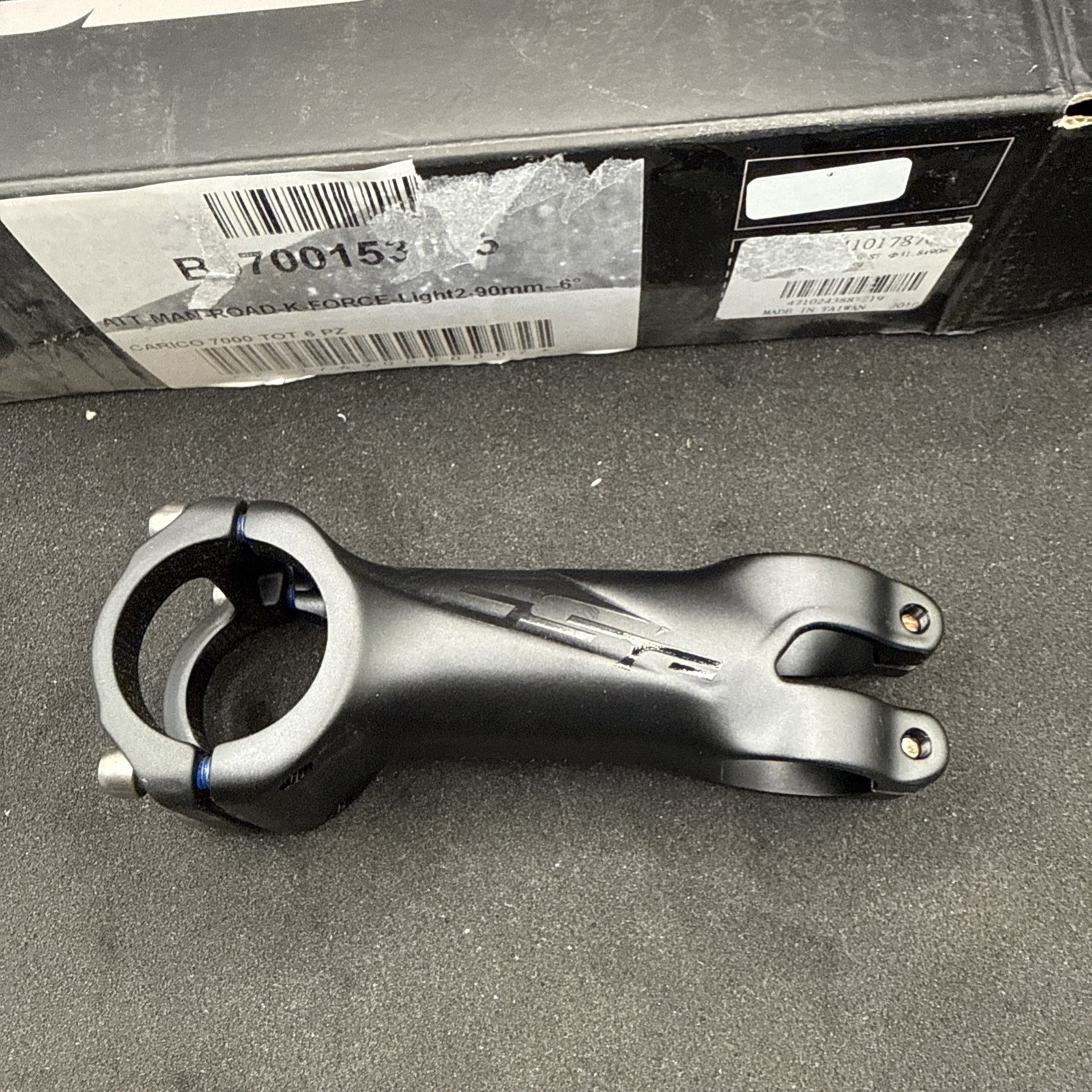 Fsa K Force Light 2.0 Alloy Bicycle Stem 90 Mm 31.8 1 1/8th 6 Degree (NW-8)