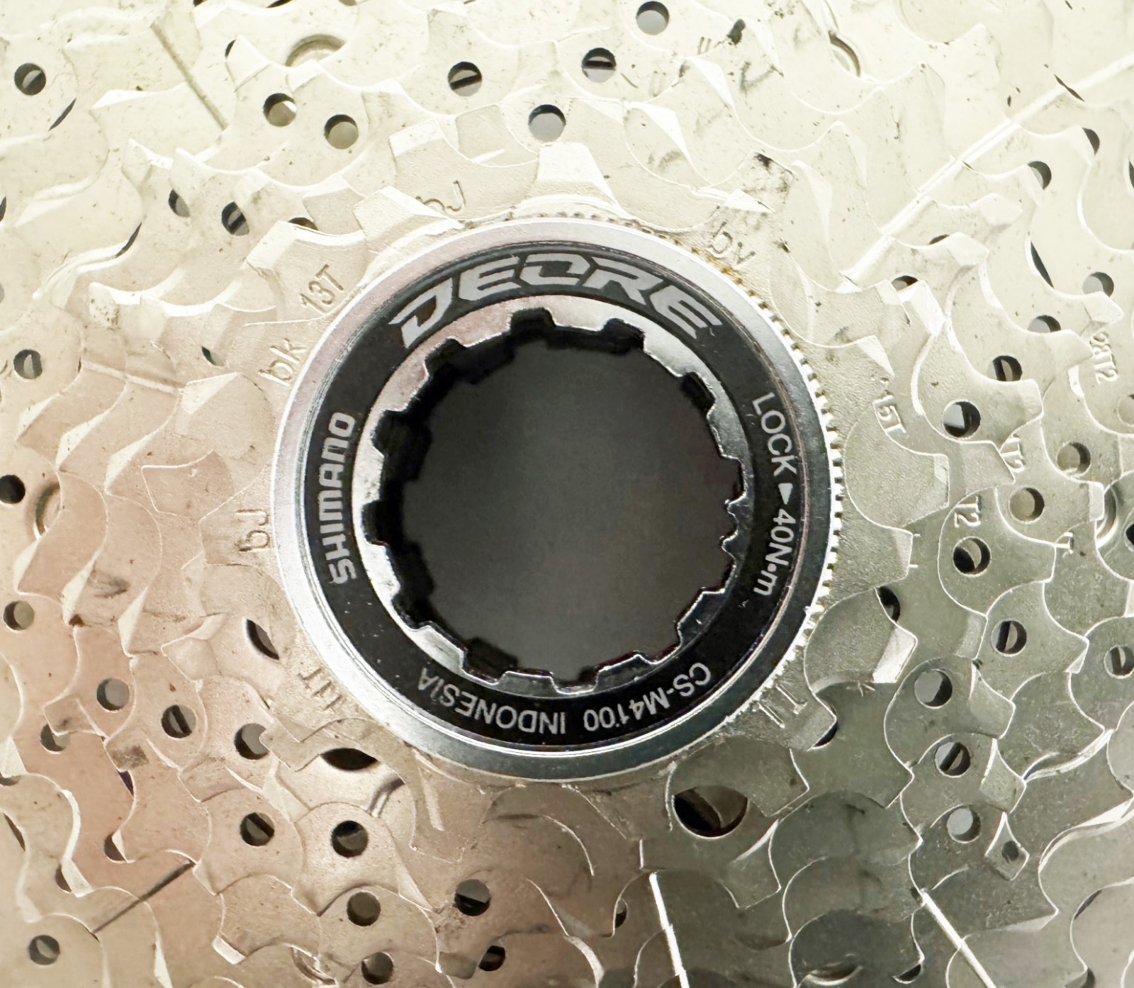 Shimano Deore CS-M4100-10 Cassette – 10-Speed, 11-42t, Silver