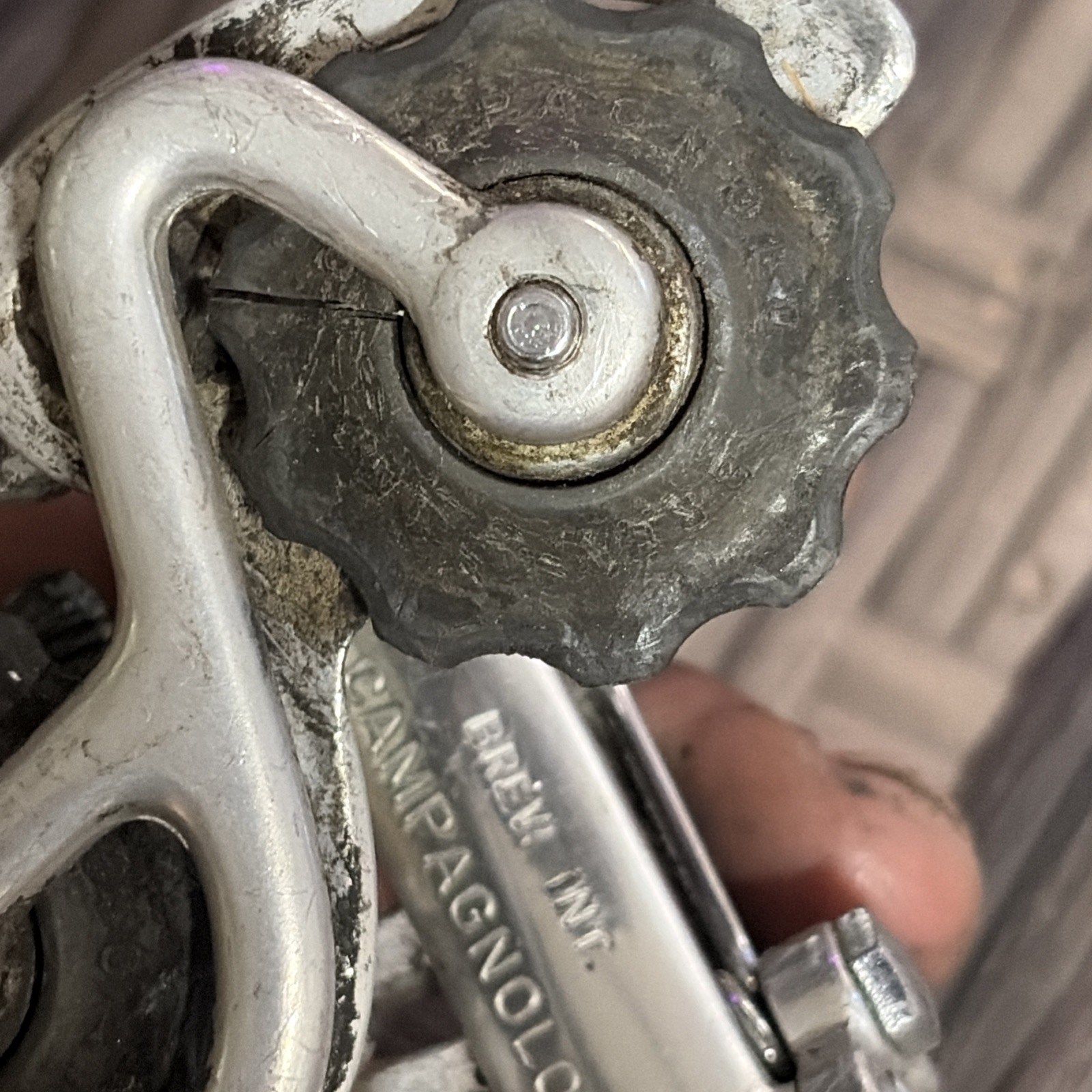 Vintage Campagnolo Nuovo Record Rear Derailleur Italy Road Classic