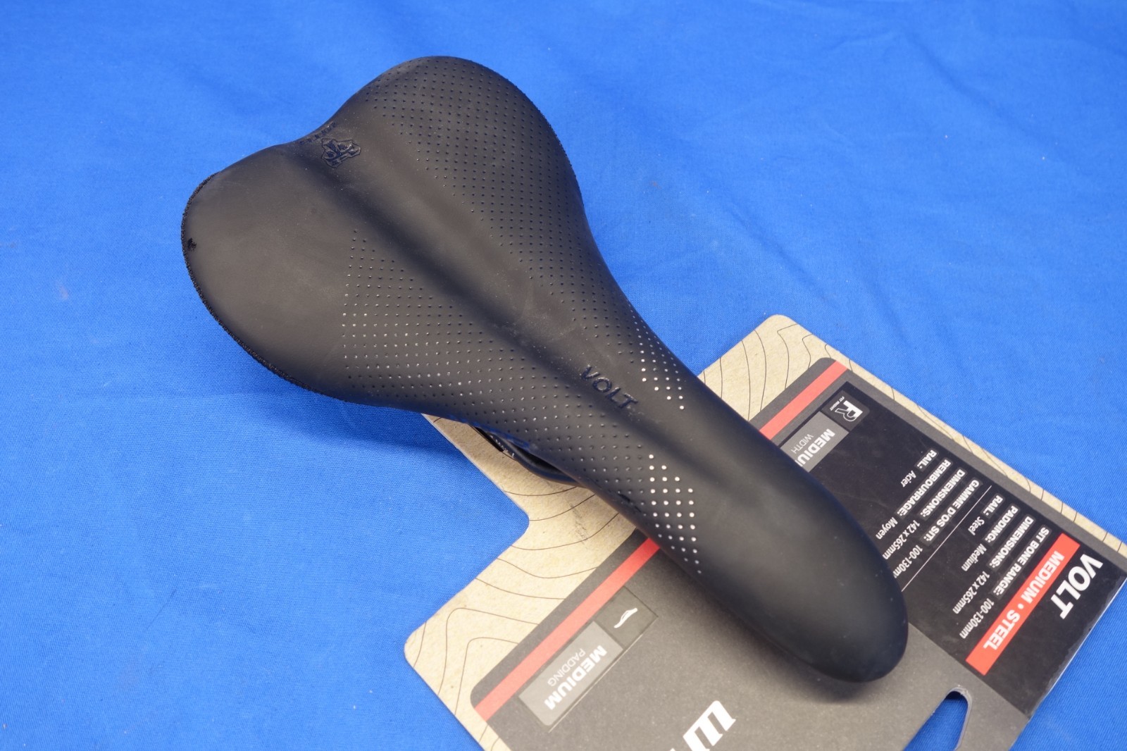 NEW WTB Volt 142mm Width Bike Saddle, Bicycle Seat, Steel Rails