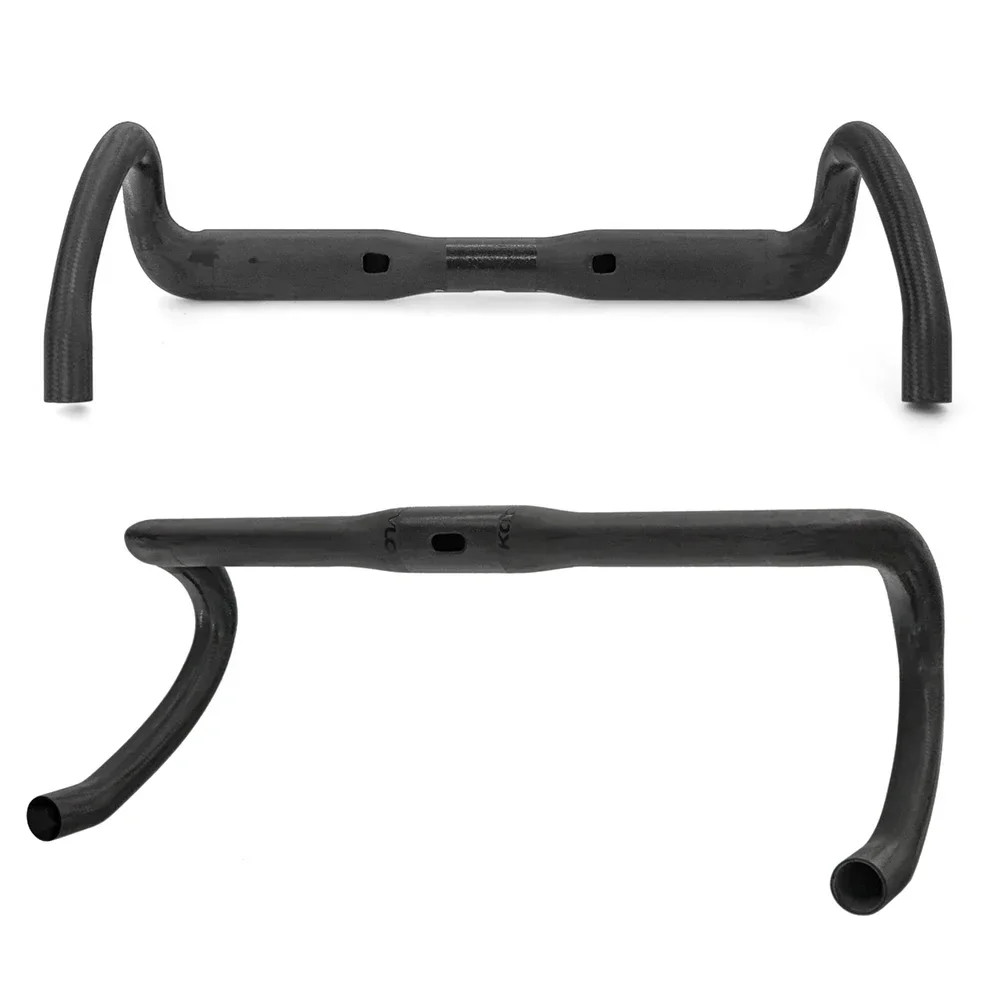 Gravel Road Bike Carbon Handlebar 31.8mm Bicycle Internal Cabling Bent Bar