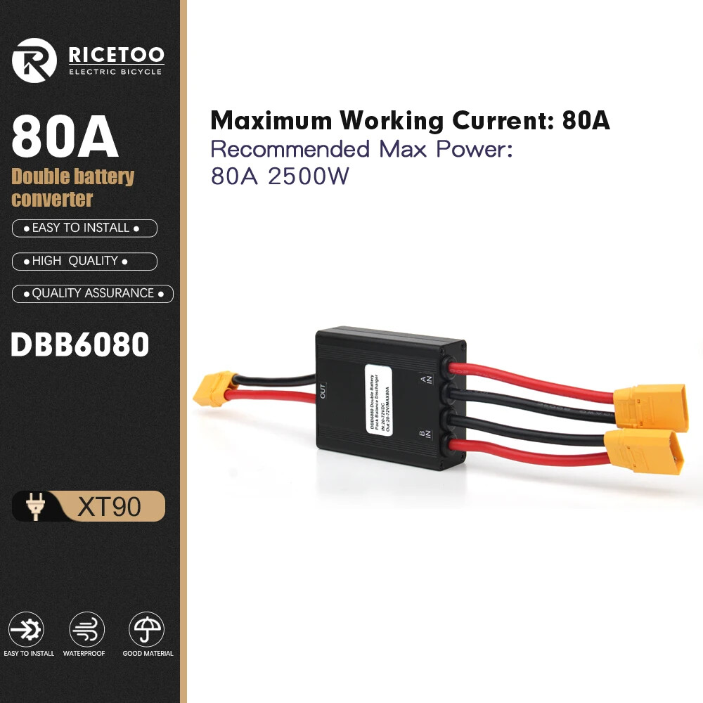E-bike Battery Module 20A-100A 20V-70V E-bike Dual Battery Connect 40-100V 120A