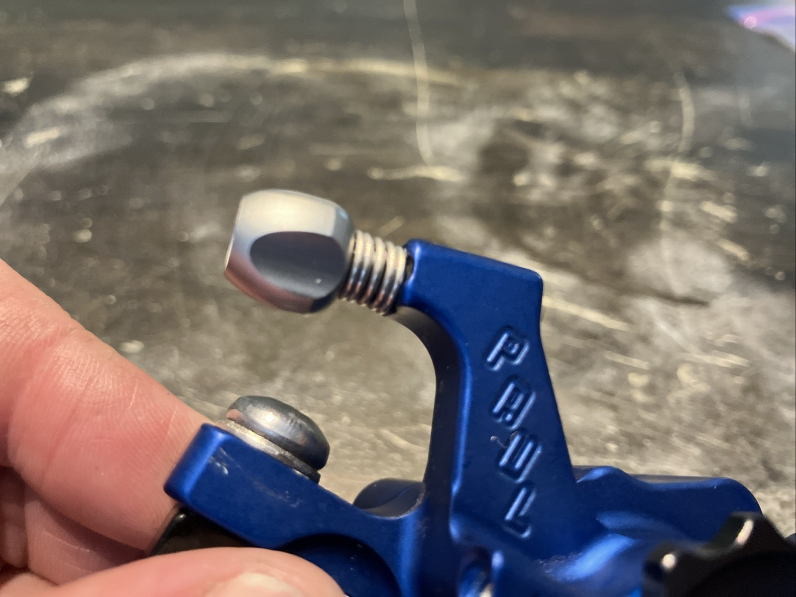 One Caliper Paul Components Authentic Klamper Blue Long Pull Disc Brake