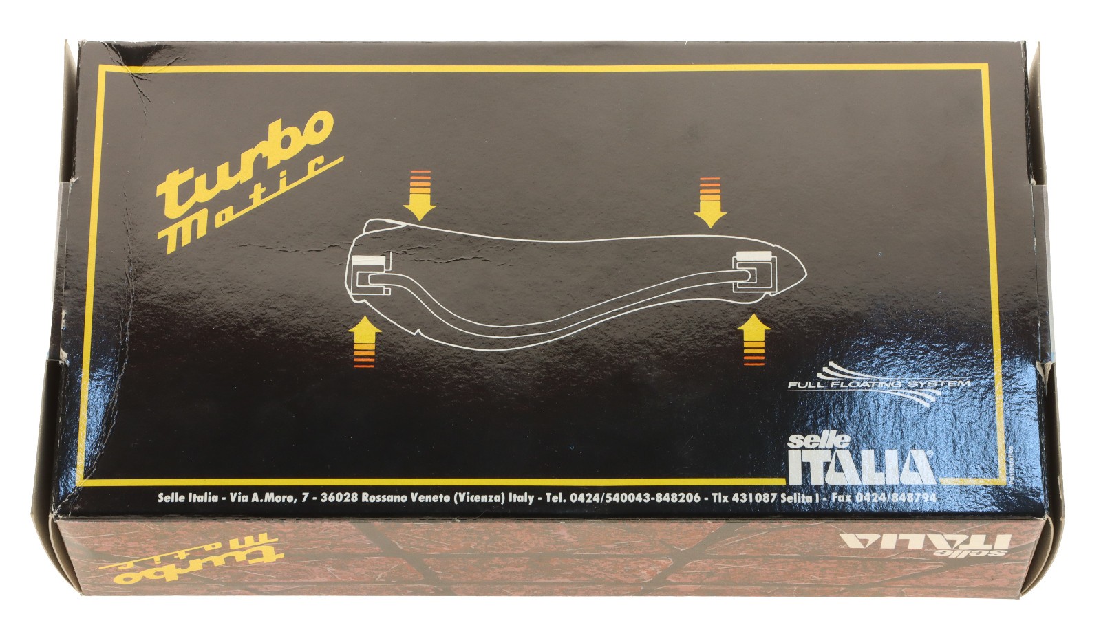 Selle Italia Turbomatic Saddle Titanium Rails 90s White Shelfwear NEW NIB NOS