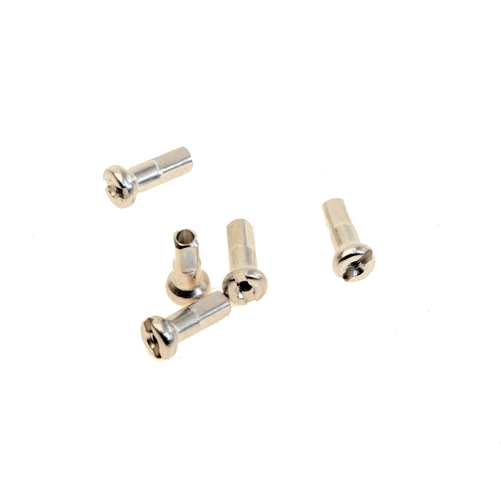 Wheelsmith Lead-Free Brass Nipples 14G 2.0 12mm Silver SM514 Bag of 500 NEW
