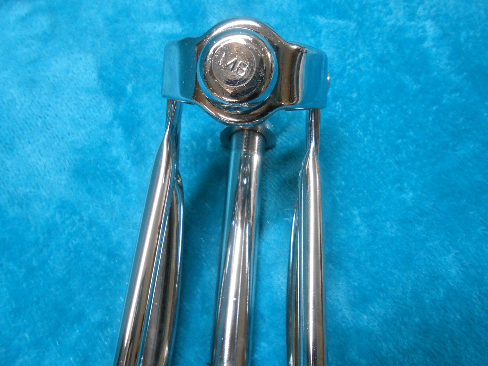 26” CHROME CRUISER BICYCLE SPRINGER FORK VINTAGE SCHWINN CHOPPER BIKE 1″ HEADSET