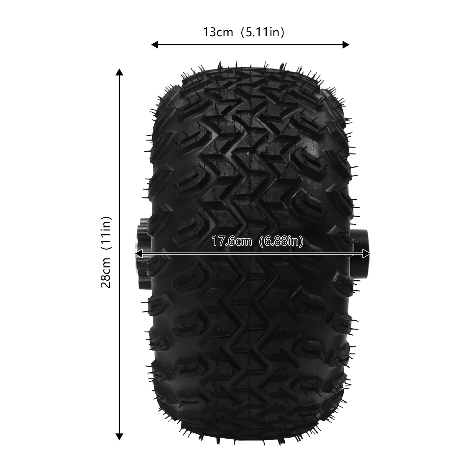 10″ Complet Motor Conversion Kit 24V 250W Double Wheel for Electric Cart Scooter