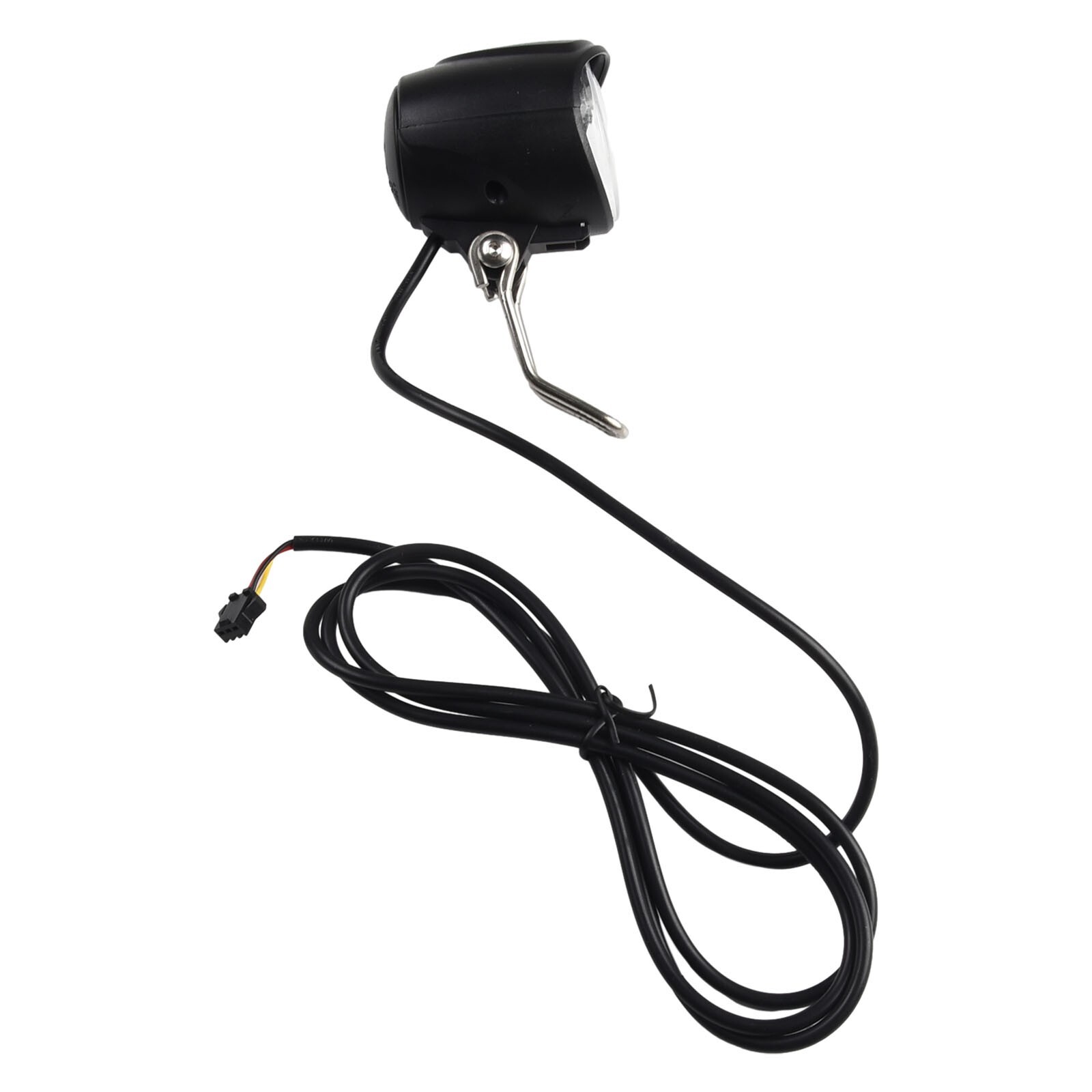 Led Light Headlight 6-80V Front Light Black Accessory For Electric Bicycle