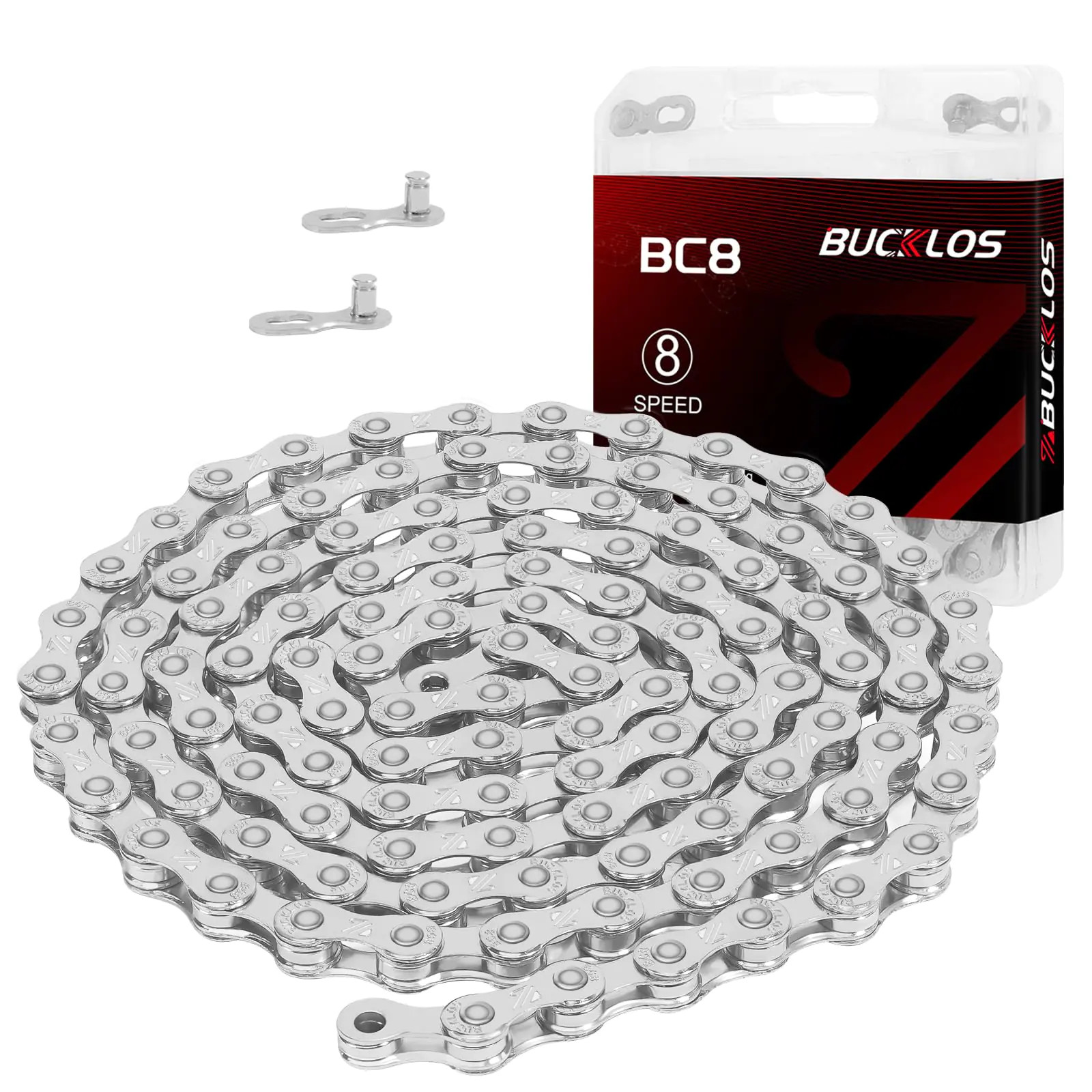BUCKLOS 6/7/8/9/10/11/12 Speed Bike ChainBicycle Chain for Road Bike/E-Bike/