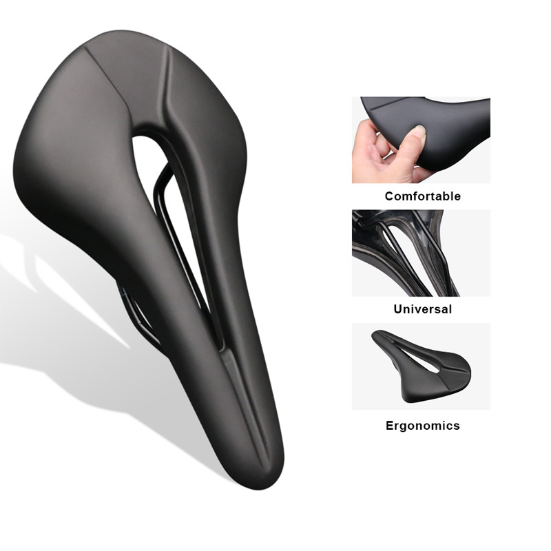 Breathable PU Leather Comfortable MTB Mountain Road Bike Bicycle Saddle Seat Gel