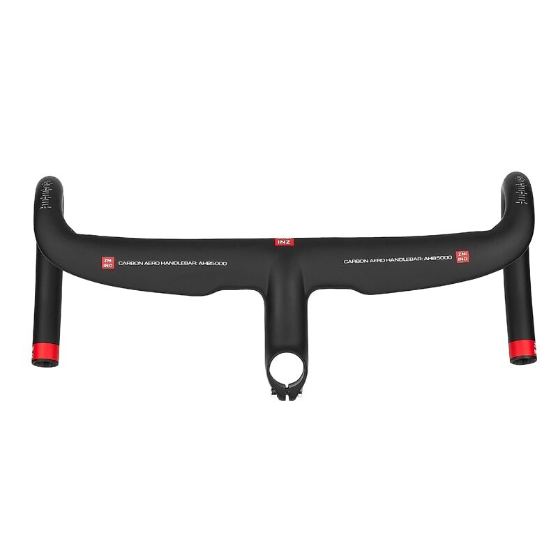 400/420/440mm Carbon Fiber Road Bike Integrated Handlebar Bicycle Bent Bars