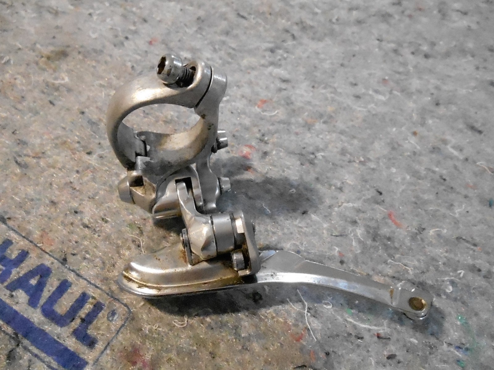 Shimano Dura Ace Double, Braze-On Mount, Bottom Pull Front Derailleur FD-7400.