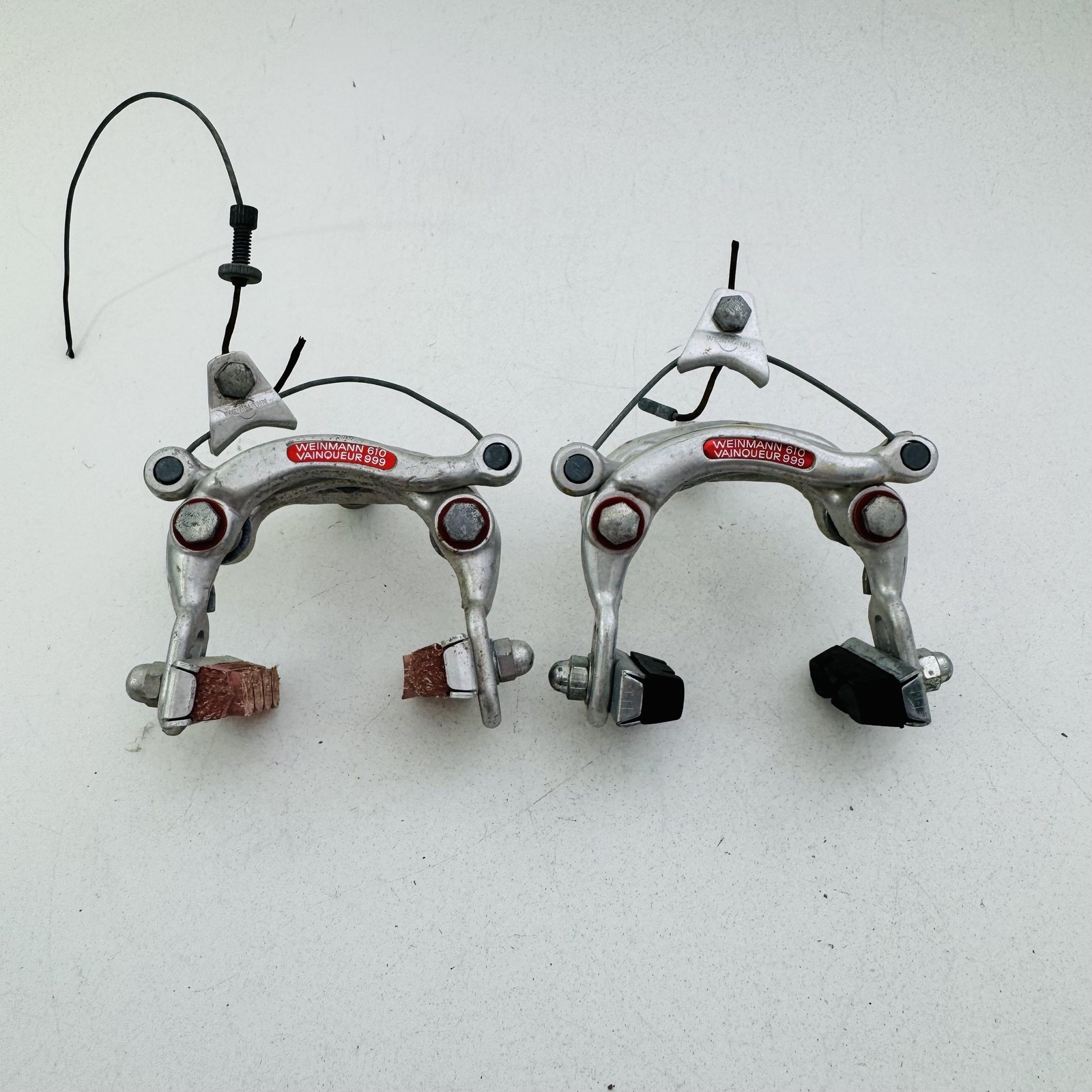 Vintage Weinmann 610 Vainqueur 999 Center Pull Brake Calipers Silver Road A99