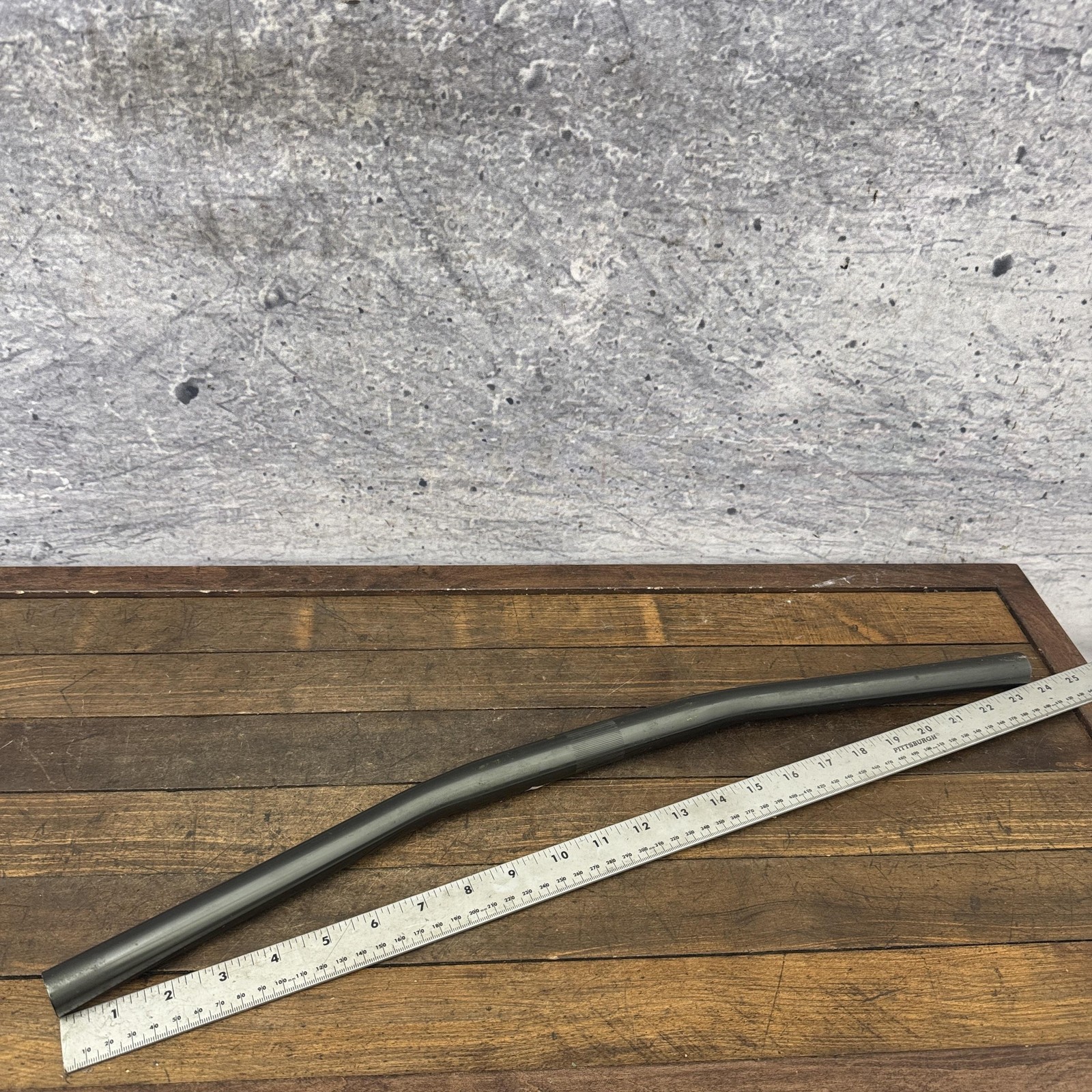 Vintage Strong Mountain Bike Handlebar NOS New 25.4mm Clamp MTB Bar Gray 24in