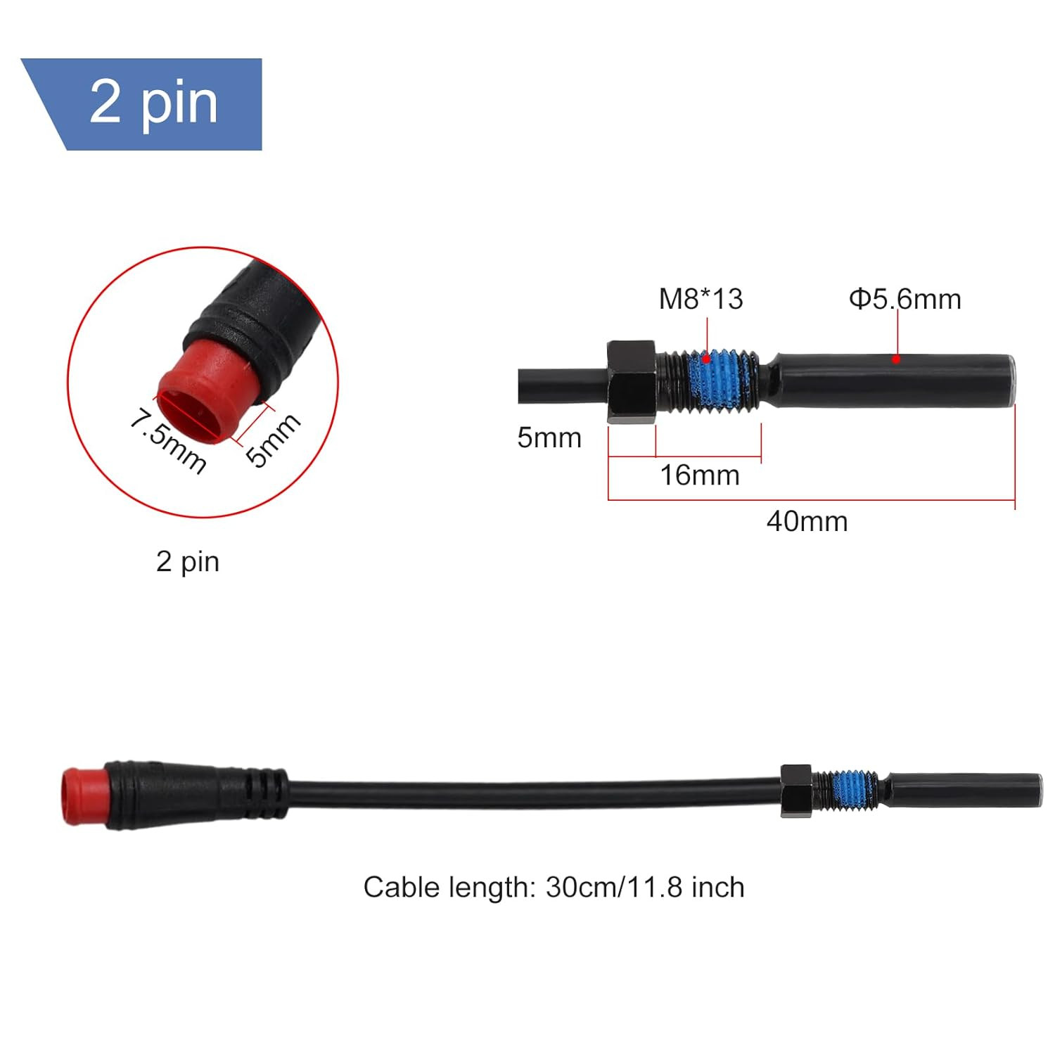 Ebike Brake Sensor, Magnetic Brake Sensor For any Electric Bicycle, Cut Off Powe