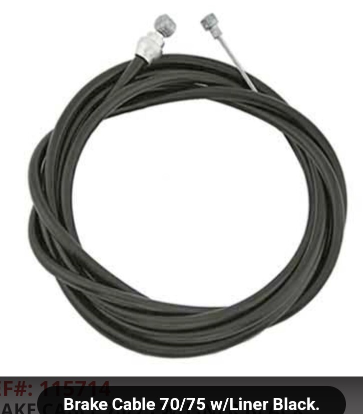 NEW BLACK BRAKE CABLE FOR BICYCLE HAND BRAKES(MOST COLORS)