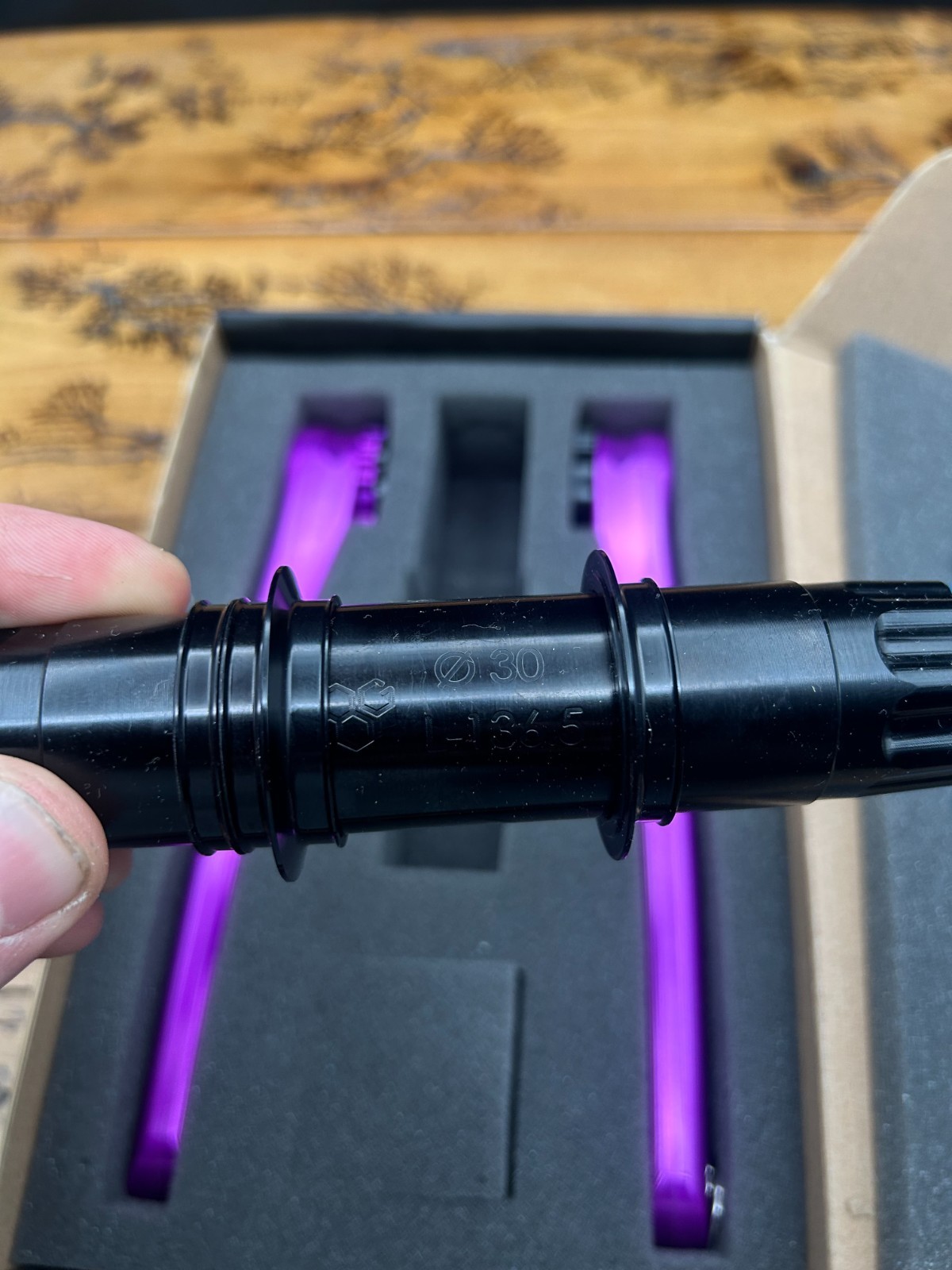 Garbaruk XC Violet / Blue 175mm 34 Tooth Crankset New