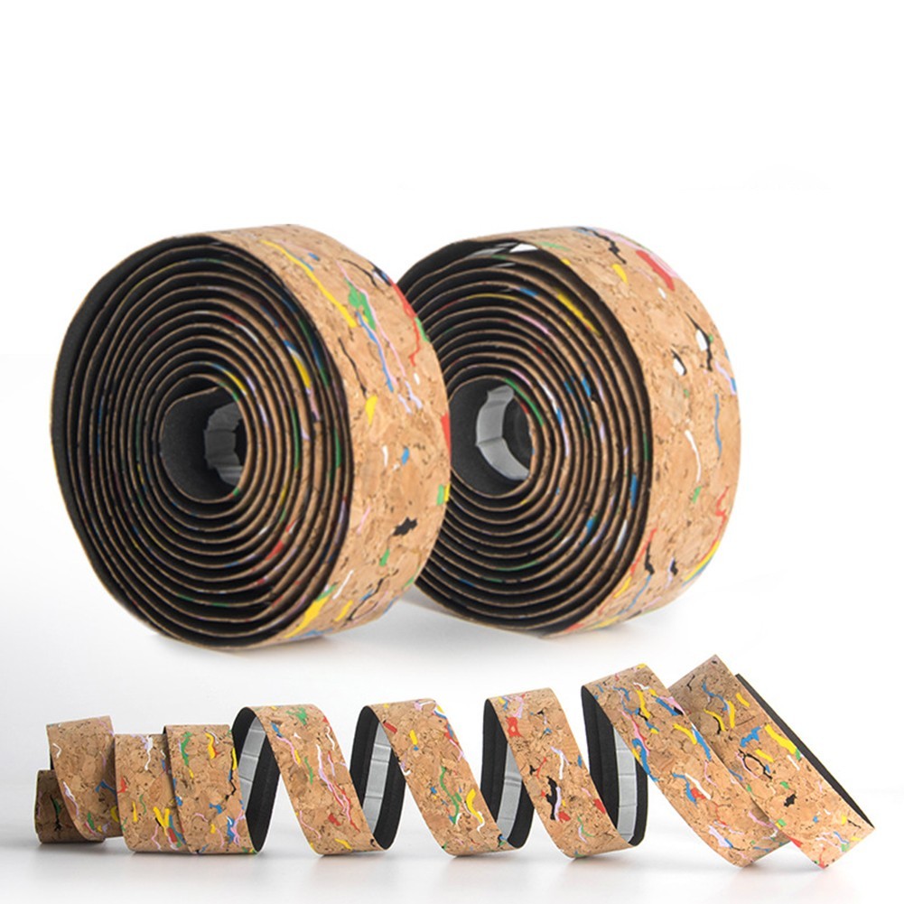 Cushioned PU Handlebar Tape for Comfortable Cycling 2150mm Length Brown