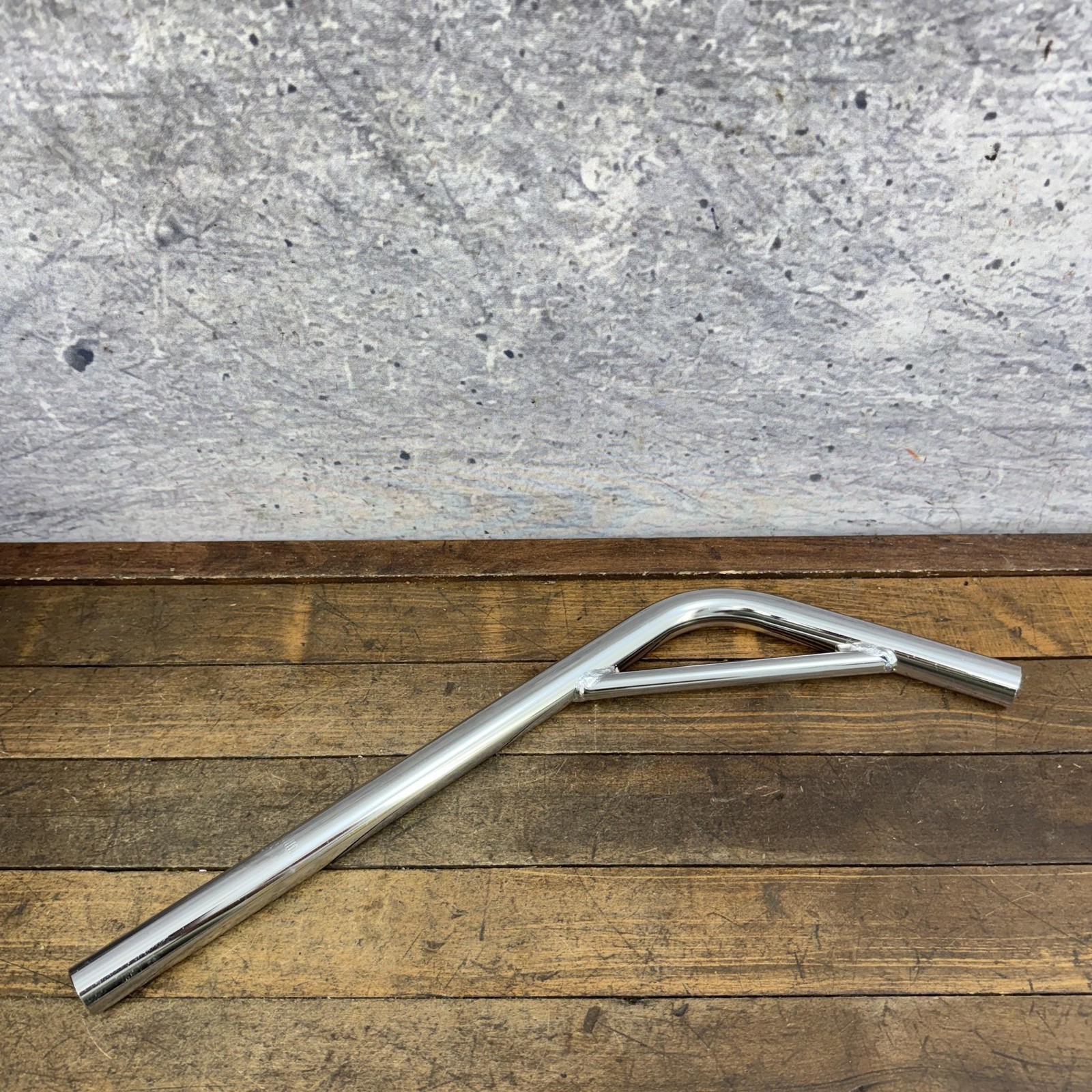 BMX Bicycle Layback Seatpost 22.2mm NOS Chrome Laid Back Steel Old School BMX