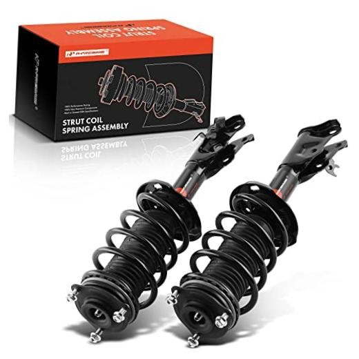 Front Pair (2) Complete Shock Struts & Coil Spring Front Left and Right
