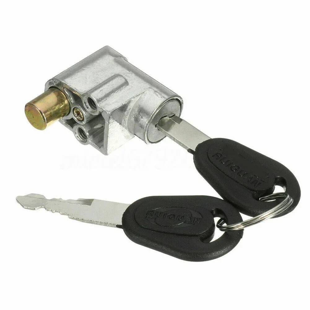 Universal Safety Lock for E-Bike Battery with Two Keys – Compact and Efficient