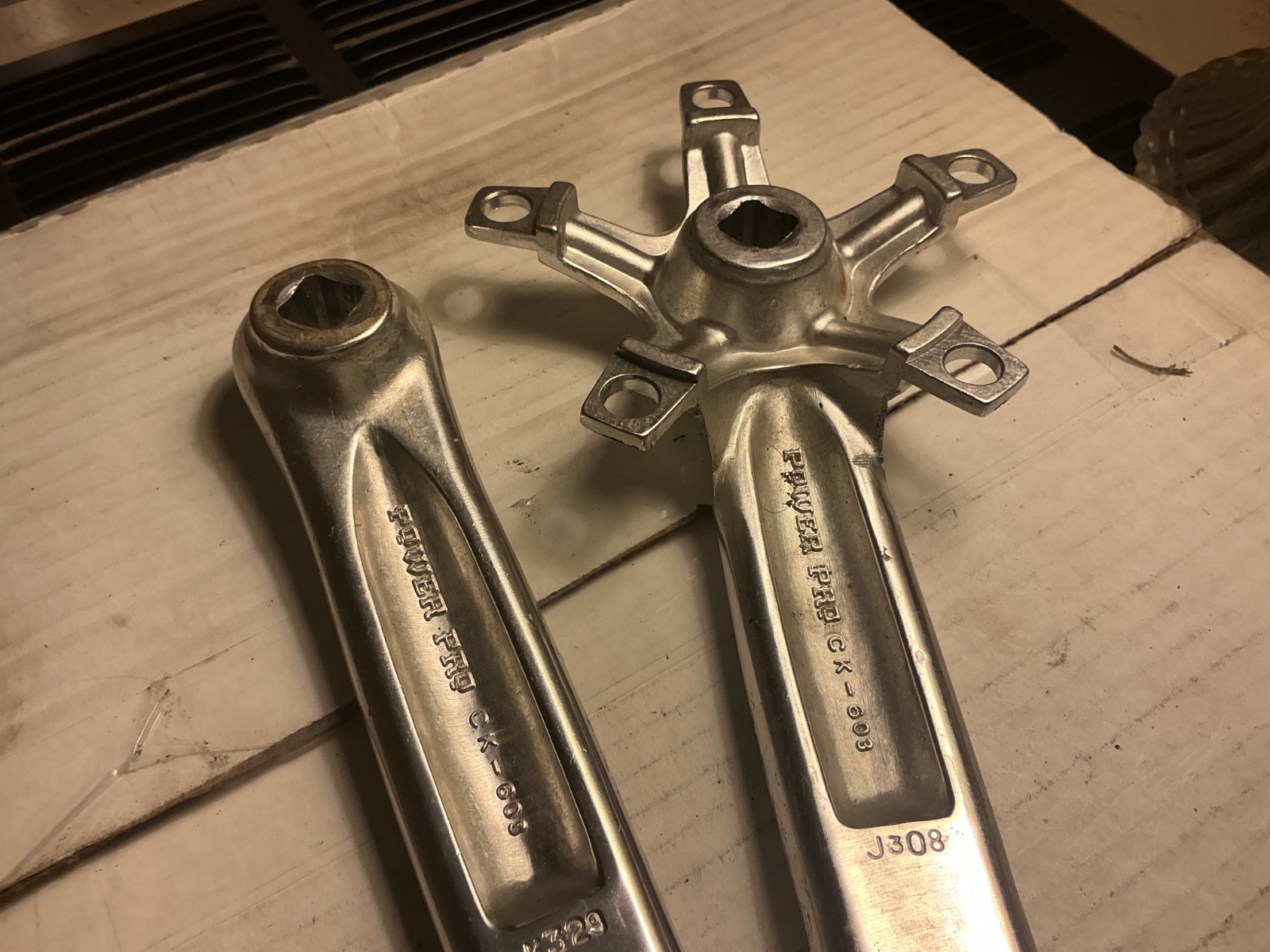 BMX kids cranks pair 165 mm 110 BCD