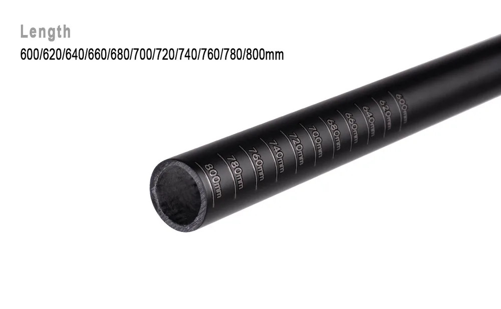 Carbon MTB Bicycle Handlebar 2 Degree UD Matte Integrated Riser Flats Handlebar