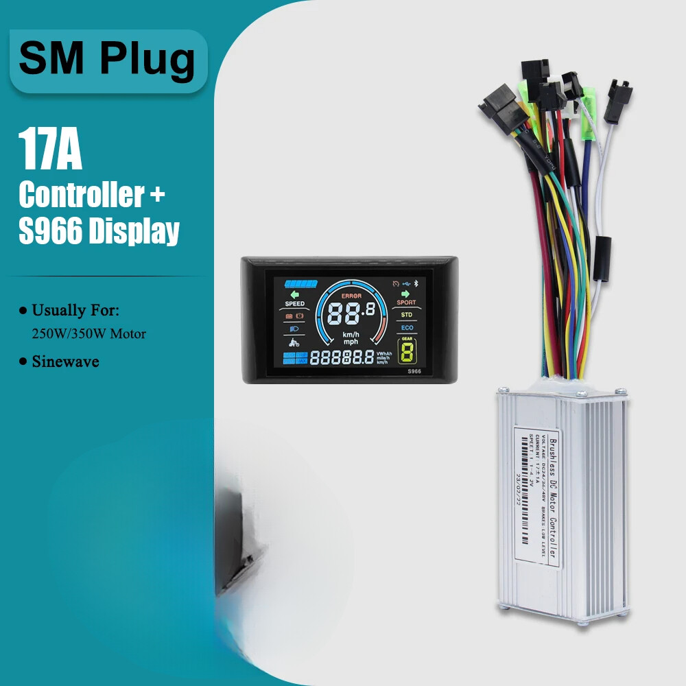 E-bike Three-Mode Sine Wave 36V 48V 17A 26A 30A 40A Controller with LCD Display