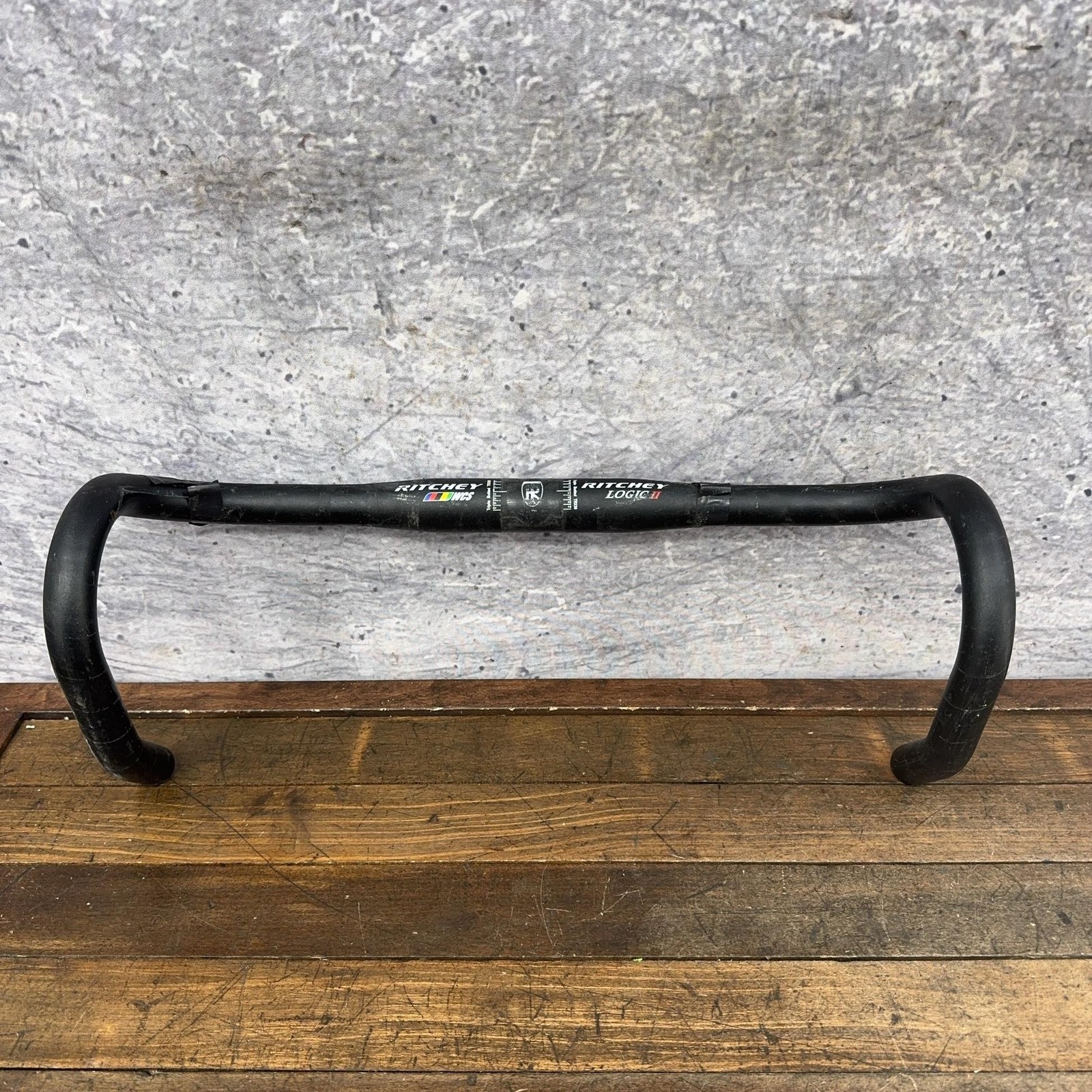 Ritchey WCS Logic II Drop Handlebar 44cm 31.8 Clamp Black Alloy Road Bar Bike
