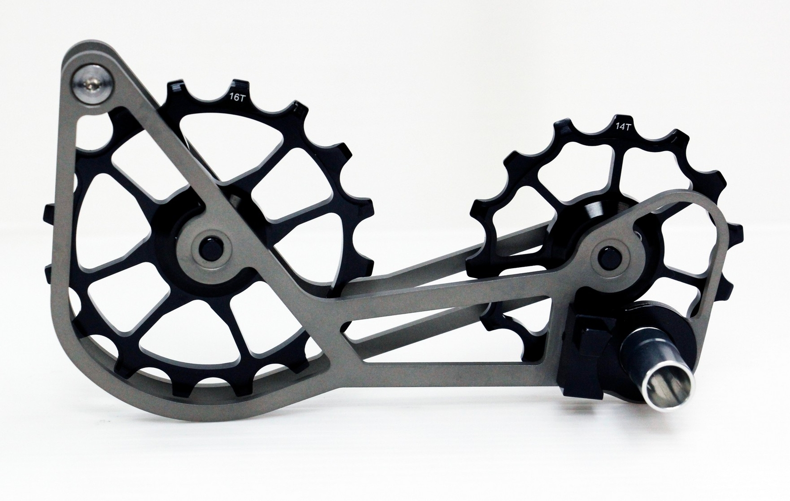 Swishti Road Bike Oversized Pulley Titanium Cage For Campy Campagnolo Black