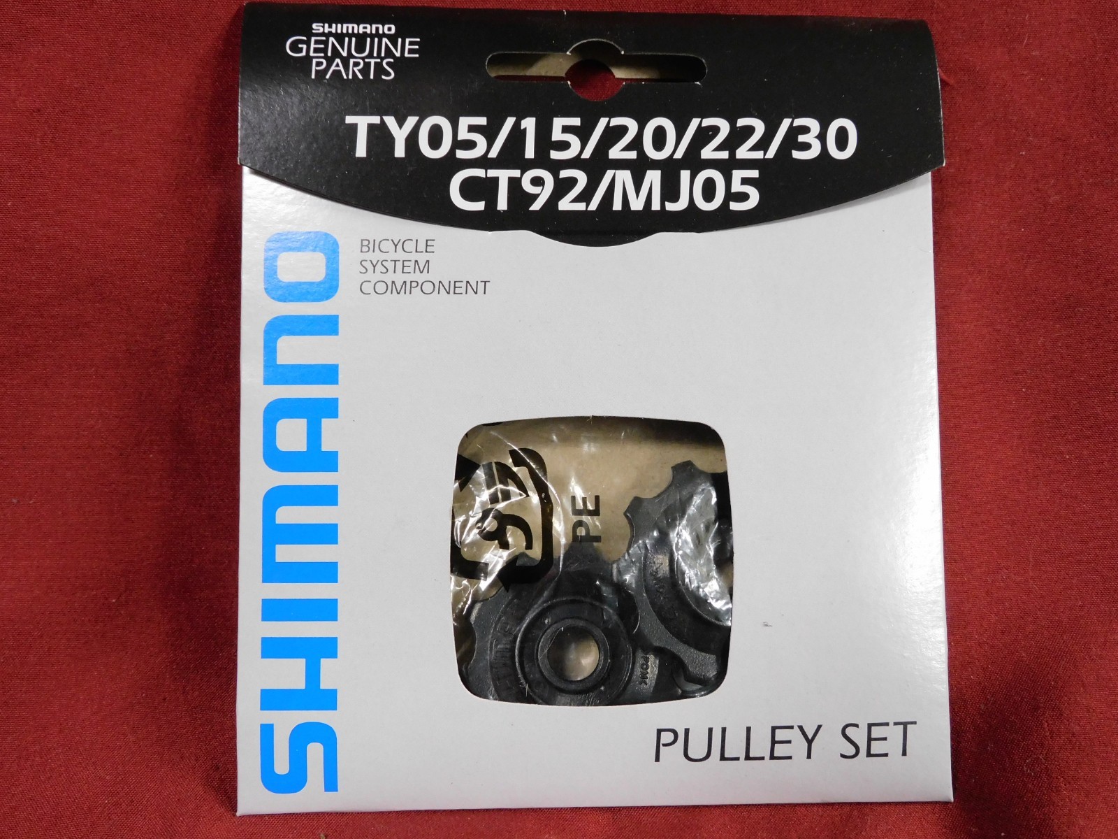 1 Pair Shimano Pulleys TY05/15/20/22/30 CT92/MJ05 for non-indexed Derailleurs