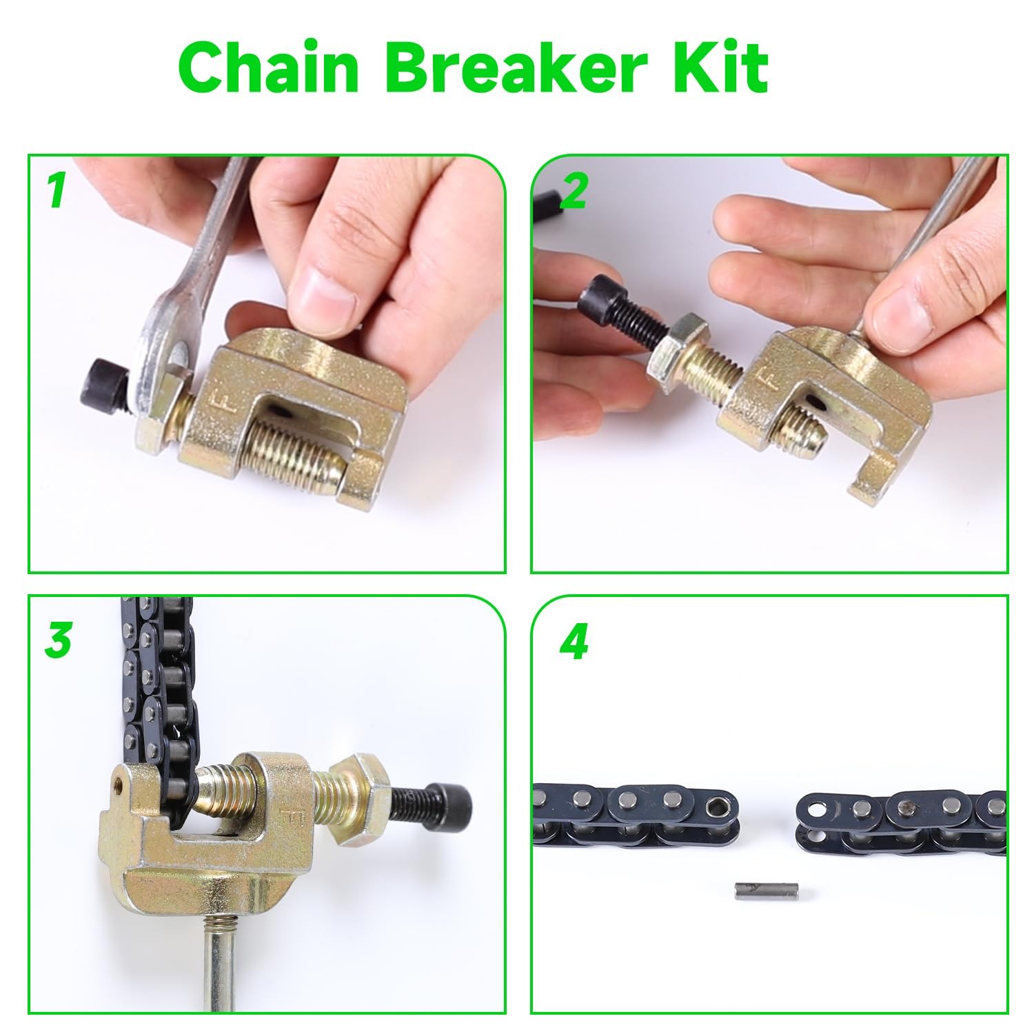 XIKOBY T8F Chain 116 Link Compatible with SYX Moto SSR X-pro MotoTec X-treme…