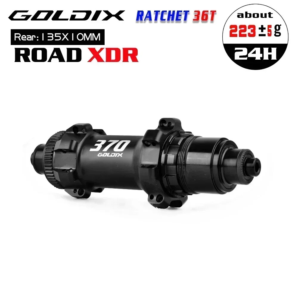 Gravel Road Bicycle Hub Disc Brake 24/28 Holes Pull Ratchet 36T Flywheels