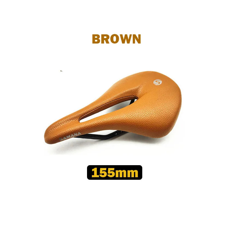Carbon Fiber Road MTB Cycling Bicycle Saddle Leather Soft Seat Cushion Saddle