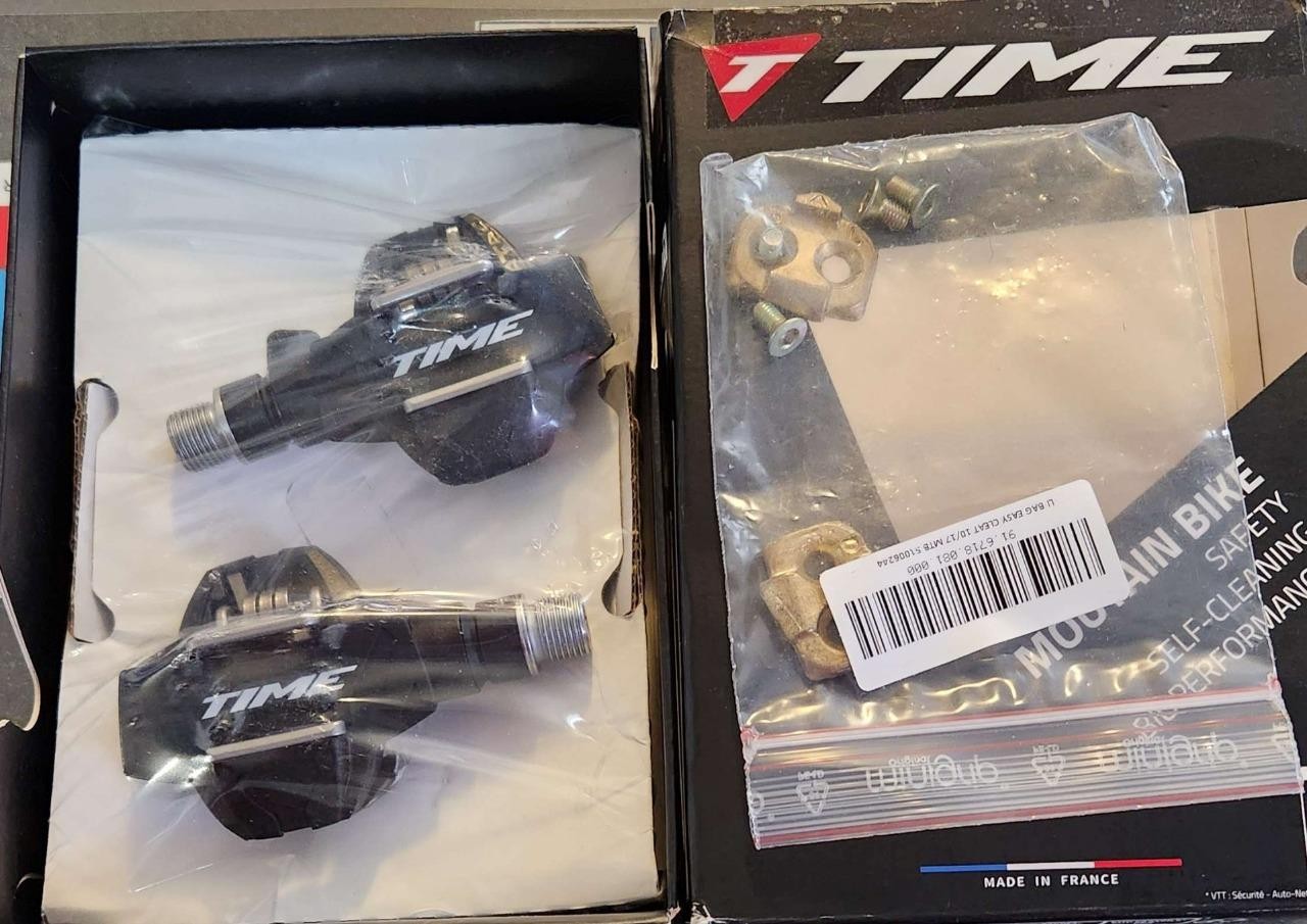 Time ATAC XC 4 MTB Bicycle Pedals with Cleats – Black OPEN PACKAGE