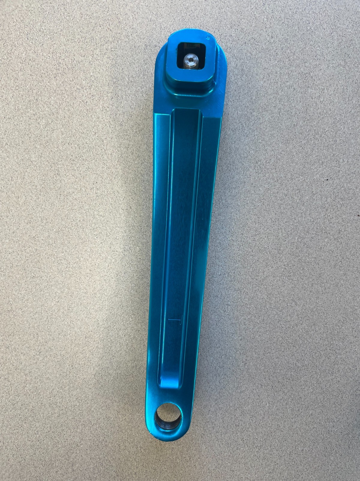Kooka Tandem Crankset alloy anodized blue 175mm square taper retro rare