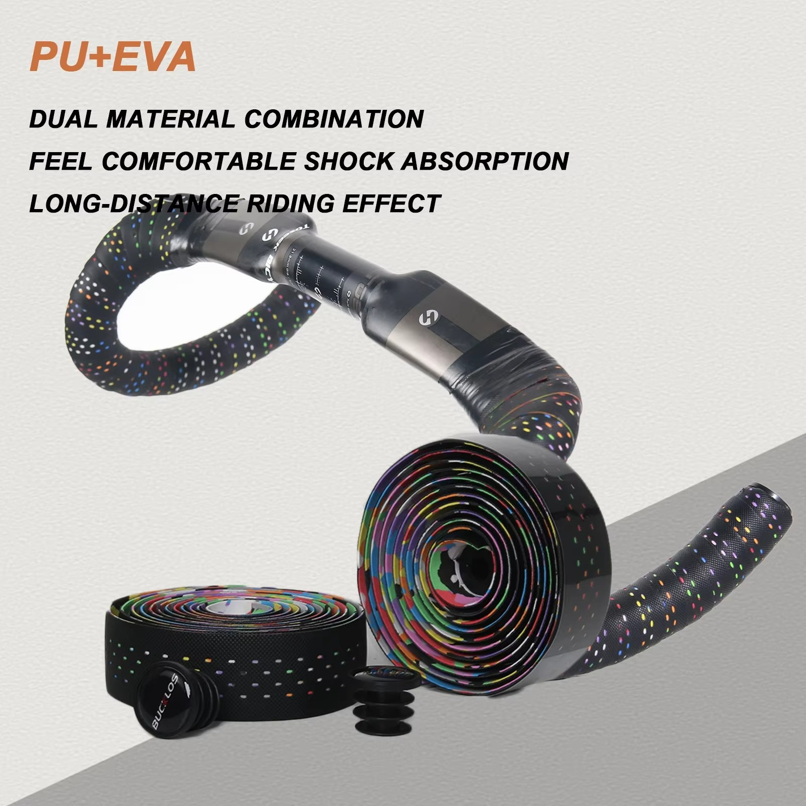 Bicycle Handlebar Tape Shockproof Comfortable Bar Tape for Road Cycling Bikes