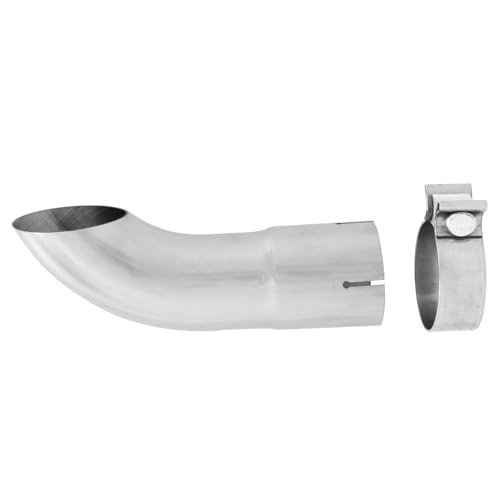 2.75 Inch Inlet Turn Down Exhaust 2.75 Inch Inlet, 9.95 Inch Overall Length