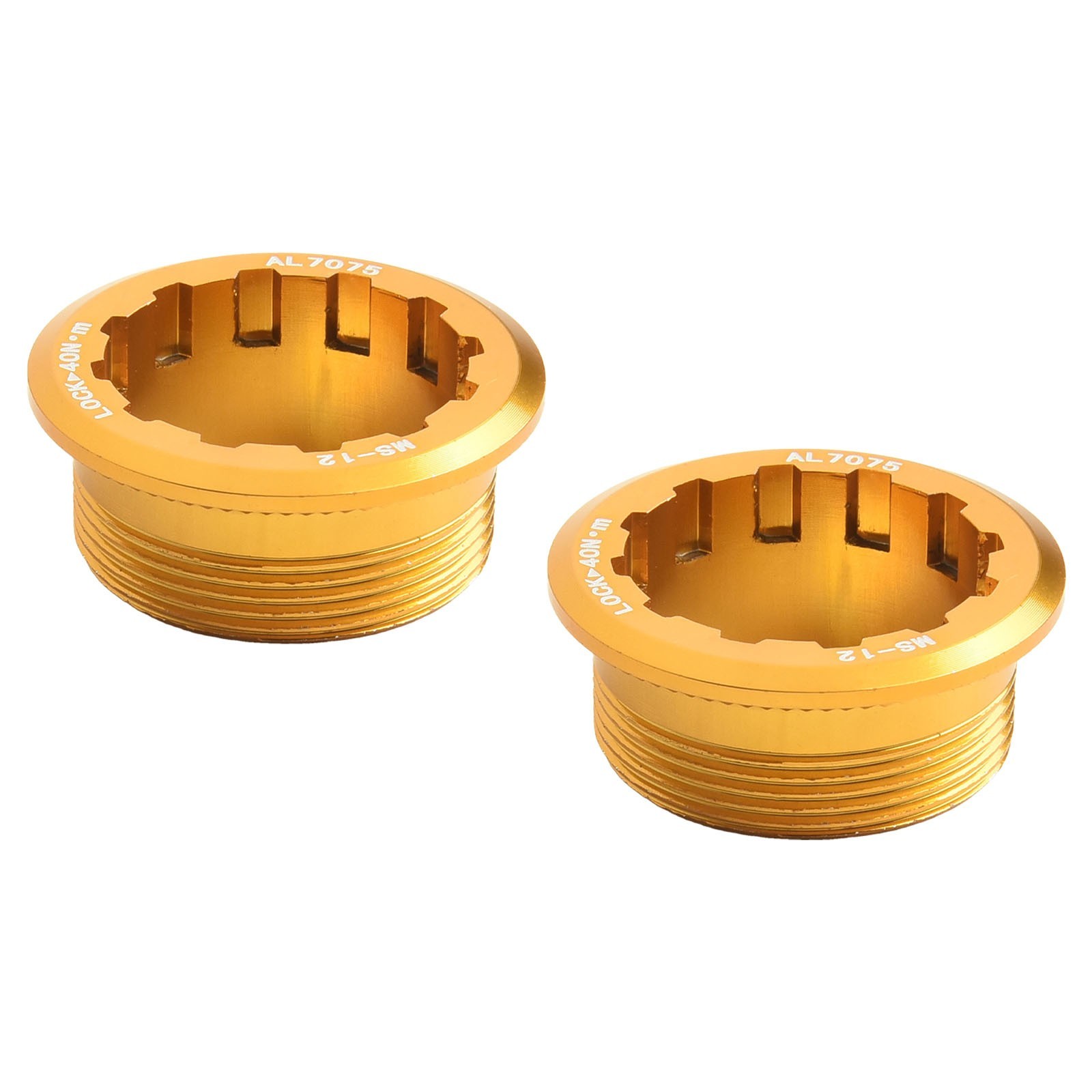 CNC Aluminum Alloy Bike Cassette Lockrings for MicroSpline Compatibility