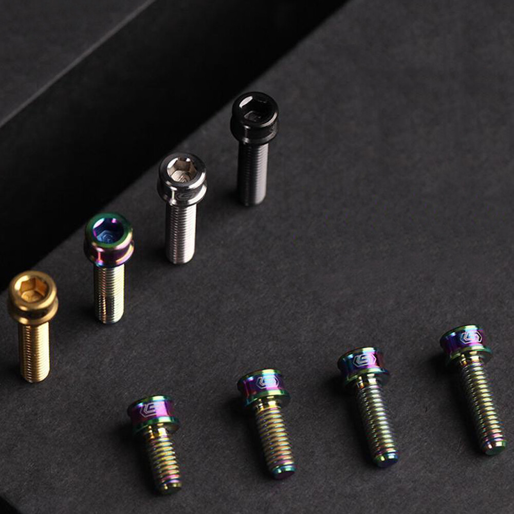 M5x10/12/14/16/18/20/25mm cylindrical head bolt ti Titanium screws ultra light