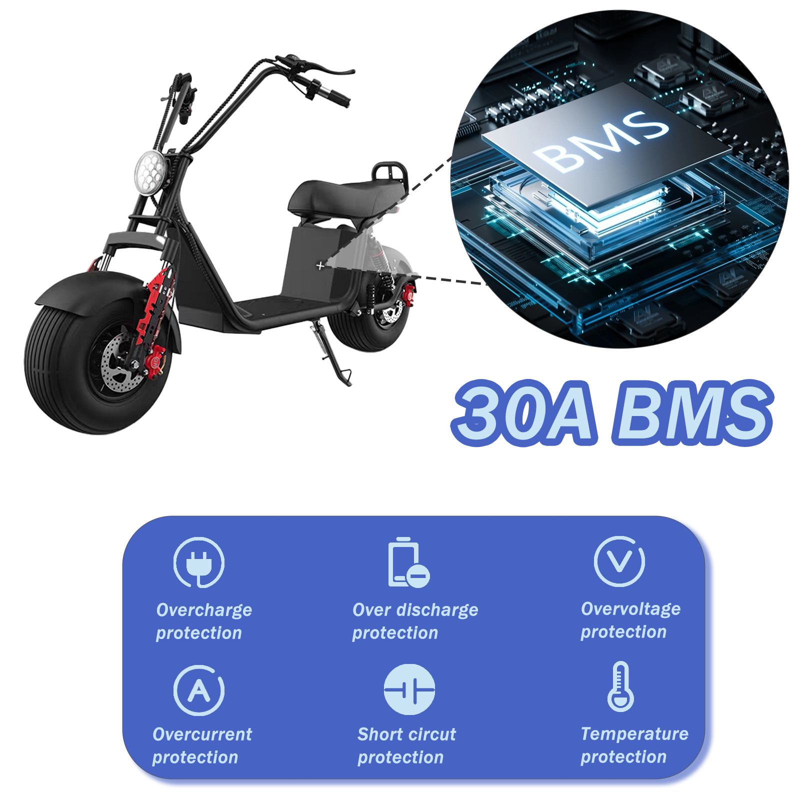 60V 20Ah Battery for 250W 350W 500W 700W 900W 1000W Fat Tire Sco oter