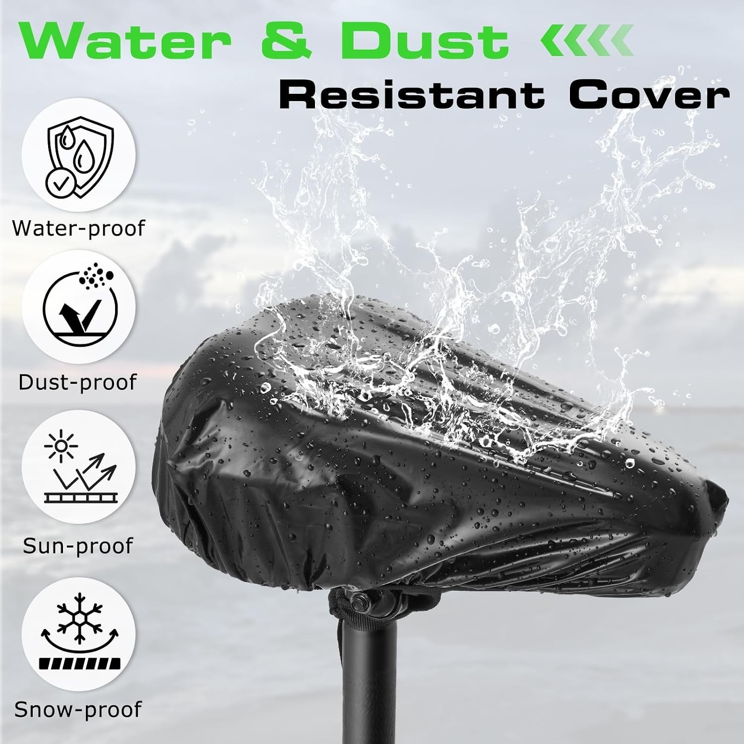 Extra Soft Gel Bike Seat Cushion – Easy Install for Peloton & Mountain Bikes