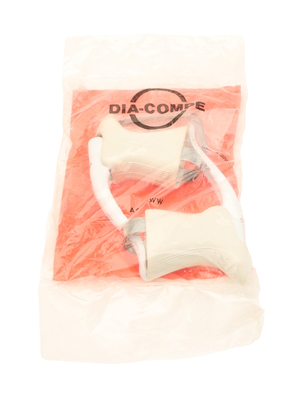 Dia-Compe AGC 250 Brake Levers PAIR AG250WW 23.8mm Clamp White/White NEW NOS