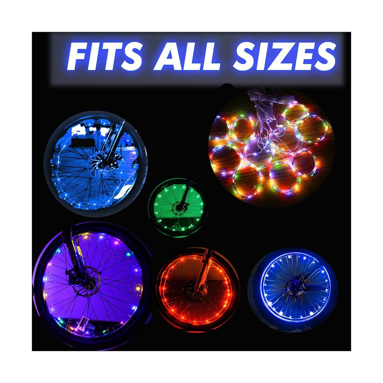 dobestyou LED Bike Wheel Light，Night Cycling Bicycle Wheel Ligh… FAST U