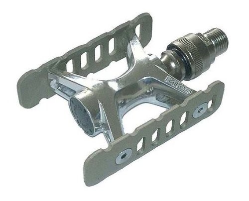 MKS (Mikashima) Pedal promenade Easy [PROMENADE Ezy] Titanium color left and rig